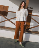 MELINA BOW-TIE BLOUSE-CREAM