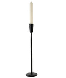 LUNA FORGED CANDLESTICK-BLACK