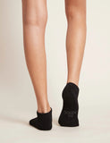 WOMEN'S CUSHIONED SNEAKER SOCK-BLACK