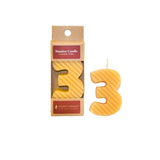 BEESWAX BIRTHDAY NUMBER CANDLES