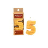 BEESWAX BIRTHDAY NUMBER CANDLES