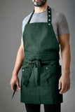 CREATIVE AND GARDEN APRON-DARK GREEN