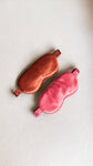 ORGANIC SILK SLEEP MASK-RUST
