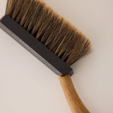 REDECKER DUSTPAN-HAND BRUSH OAK HANDLE