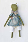 FERN THE FROG DOLL-GINGHAM