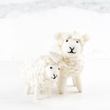 FELT SHEEP-WHITE