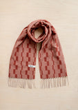 LAMBSWOOL OVERSIZED SCARF NEUTRAL CHECKER