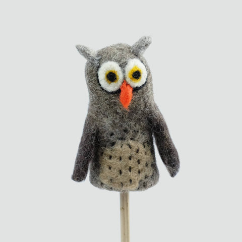 OWL FINGER PUPPET