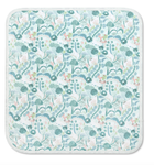 BAMBOO BABY BLANKET-MINTY BLOOM