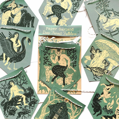 DEEP FOREST PAPER GARLAND