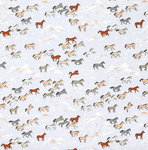 WILD HORSES BAMBOO BLANKET