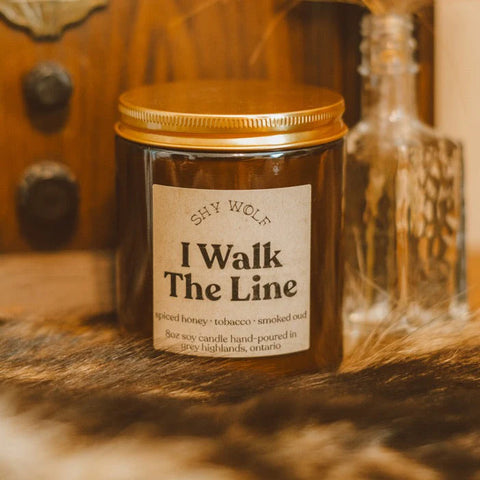 I WALK THE LINE CANDLE