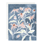 PINK FLOWERS SYMPATHY CARD