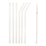 KIKKERLAND REUSABLE CLEAR GLASS STRAWS