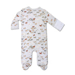 WILD HORSES FOOTED SLEEPER-3-6 MOS