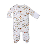 WILD HORSES FOOTED SLEEPER-3-6 MOS