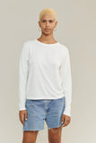 ENCANTO LONGSLEEVE-WASHED WHITE
