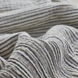 STRIPED CRINKLE COTTON ROBE