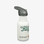 KLEAN KANTEEN KID 12oz FLIP SPORT-DINO SKATE