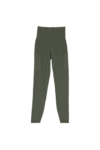 OROSI POCKET LEGGING-OLIVE GREEN