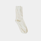 ORGANIC COTTON RIBBED SOCKS-NATURAL