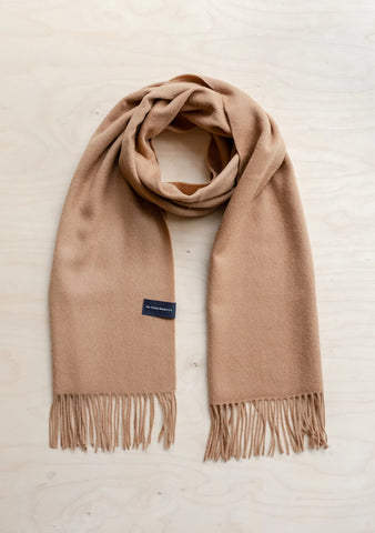 LAMBSWOOL OVERSIZED SCARF CAMEL