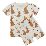 PARADE SUMMER PAJAMAS-BROWN BUNNIES