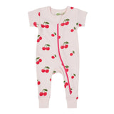 PARADE ROMPER SHORT SLEEVE-CHERRIES