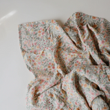 ORGANIC COTTON MUSLIN SWADDLE-PASTEL BLOOMS