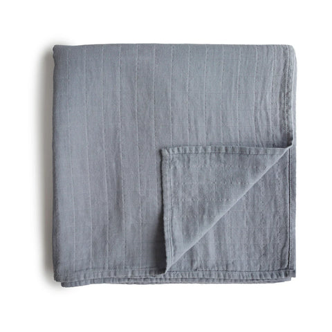 ORGANIC COTTON MUSLIN SWADDLE-TRADEWINDS