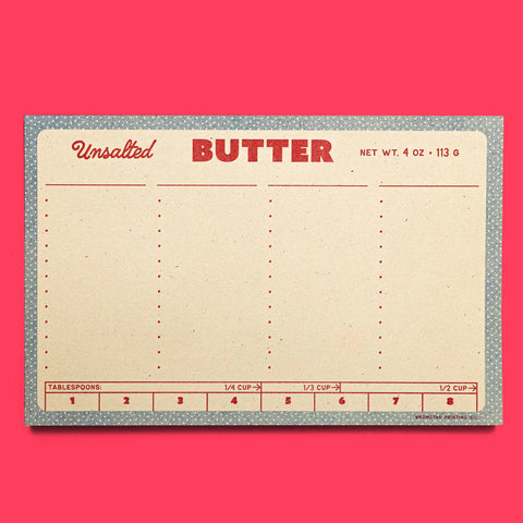 BUTTER NOTEPAD