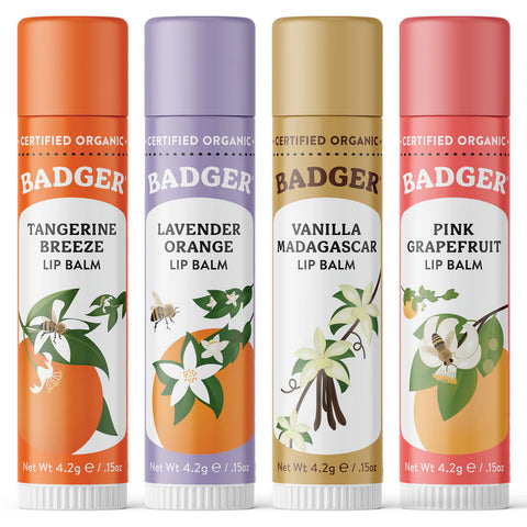 BADGER CLASSIC GOLD LIP 4-PACK