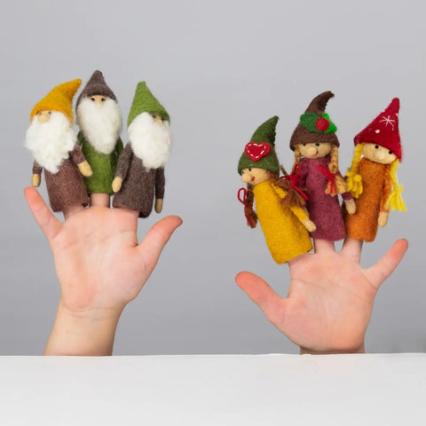 GNOME FINGER PUPPETS