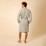 ORGANIC WAFFLE ROBE-ALOE