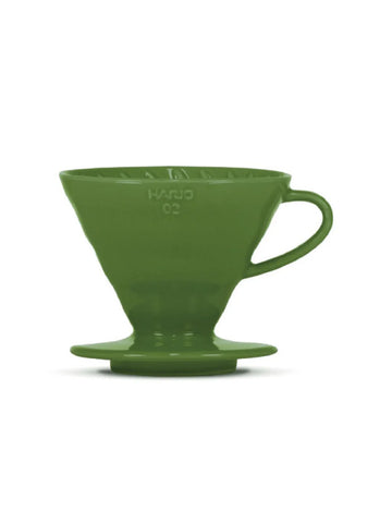 HARIO V60-02 CERAMIC DRIPPER-DARK GREEN