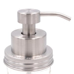 MASON JAR FOAMING SOAP PUMP DISPENSER-SATIN