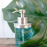 MASON JAR FOAMING SOAP PUMP DISPENSER-SATIN