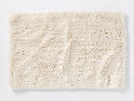 ORGANIC SHAG BATH MAT-UNDYED