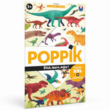 DINOSAURS POSTER WITH STICKERS