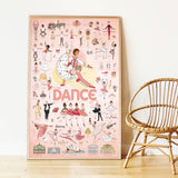 DANCE POSTER WITH STICKERS