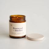 ROSEWOOD & AMETHYST CANDLE