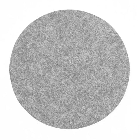 WOOL FELT 10CM-LIGHT GREY MELANGE