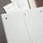 WEEKLY PLANNER NOTEPAD-GREY