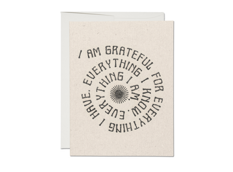 GRATEFUL FOR EVERYTHING CARD