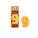 BEESWAX BIRTHDAY NUMBER CANDLES