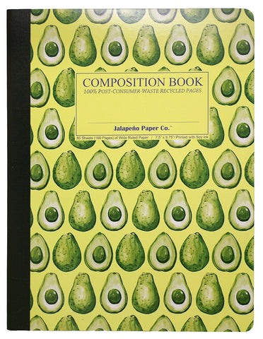 JALAPENO COMPOSITION BOOK 9.75" X 8" SEWN BOUND