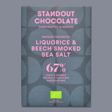 NORDIC NATURE LIQUORICE & BEECH SMOKED SEA SALT 67% CHOCOLATE