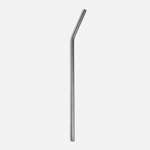 ONYX STAINLESS STEEL BENT SHORT STRAW