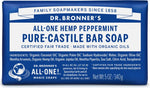 DR. BRONNER'S PEPPERMINT CASTILE BAR SOAP