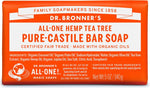 DR. BRONNER'S TEA TREE CASTILE BAR SOAP